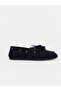 Lcw Steps Navy Blue Suede Women's Classic Shoes - 2