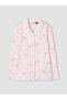 Lcw Kids Pink Printed Girls' Pajama Set - 4