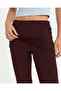 Women's Chestnut Ecovero ™   Viscose Wide Leg Regular Waist Mini Skirted Trousers - 3
