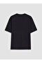 Lcw Vision Black Boxy Fit Thick Fabric T-Shirt /05 - 7