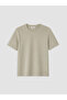Lcw Vision Beige Crew Neck Men's T-Shirt