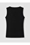 Lcw Everyday Black Crew Neck Gathered Blouse - 7