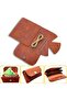 DIY Perga Leather Card Holder Craft Kit, Do-It-Yourself Handmade Horizontal Wallet and Card Holder Kit for Men and Women