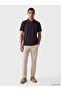 Rmz Gi̇yi̇m Farkiyla Devrik Roba Yaka Men's T-Shirt - 3