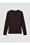 Lcw Everyday Brown Crew Neck Soft Touch Women's T-Shirt - 5