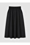 Rmz Gi̇yi̇m Farkiyla Belted Pocketed Flared Skirt - 6