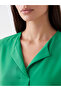 Lcw Everyday Green V-Neck Blouse - 3