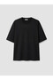 Lcw Vision Black Crew Neck Men's Combed Cotton T-Shirt - 5