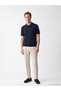 Southblue Navy Blue Polo Collar Men's Knitwear T-Shirt - 2