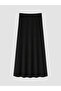 Esvab • Modern & Distinctive Waist Drawstring Hair Braid Embroidered Knitwear Skirt - 6