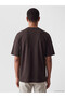 Lcw Vision Brown Boxy Fit Thick Fabric T-Shirt /05 - 4