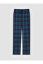 Quality Pieces from Çelebi Store Standard Fit Checked Embroidered Men's Pajama Bottoms - 6