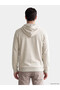 Lcwaikiki Classic Beige Hooded Men's Zipper Sweatshirt - 3