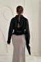 Black Belted Leather Jacket - 3