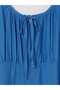 Two Mt Shop Quality Lcw Comfort Blue Poplin Plain Dress - 3
