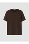 Lcwaikiki Classic Brown Crew Neck Interlock Men's T-Shirt - 4