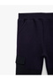 Three-Thread Ribbed Jogger Sweatpants with Side Cargo Pocket Detail - 3