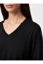 Two Mt Shop Quality Lcw Everyday Black Plain Standard & Regular Long Sleeve Women's T-Shirt - 3