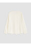 Alita City Lcw Modest Ecru Plain Tie-Neck Long Sleeve Women's Blouse with a Difference - 6