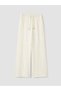 Trendlucky Women's Textured Trousers with Elastic Waist and Difference in Color - 5