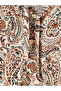 Lcw Grace Beige Tie Collar Patterned Blouse - 6