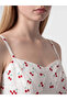 Esvab • Modern & Distinctive Cherry Embroidered Layered Dress with Rope Straps - 4