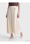 Alita City Lcw Vision White Plain Long Women's Skirt with a Difference - 3
