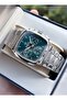 Silver Color - Men's Wristwatch - with Bracelet Gift