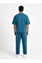Men's 2 Thread T-Shirt Pants Double Set Short Sleeve Relaxed Fit - 2