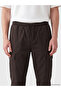 Xside Brown Regular Fit Gabardine Men's Cargo Pants - 3