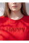 Lcw Curve Red Plus Size Embroidered 100% Cotton Blouse - 2