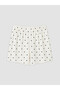 Lcw Dream Ecru Polka Dot Women's Shorts Pajama Set - 8