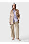 Lcw Everyday Beige High Collar Belted Women's Trench Coat - 2