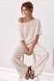 Women's Asymmetrical Sheer Flowy Knit Poncho Cape Blouse – Stylish Bohemian Festival & Beach Top - 2