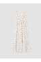 Esvab • Modern & Distinctive Cherry Embroidered Layered Dress with Rope Straps - 6