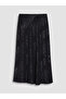 Timeless Clothing & Timeless Choices Embroidered A-Line Flared Skirt with Drawstring Waist - 5