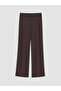Lcw Dream Brown V-Neck Tulle Detailed Women's Pajama Set - 8