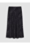 Timeless Clothing & Timeless Choices Embroidered A-Line Flared Skirt with Drawstring Waist - 7