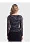 Timeless Clothing & Timeless Choices Wide Roba Collar Leopard Embroidered Blouse - 5