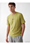 Lcw vision green crew neck Printed men's t-shirt