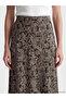 Alita City Lcw Grace Brown Patterned Long Women's Skirt with a Difference - 3