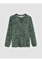 Lcw Grace Green Tie Neck Patterned Blouse - 5