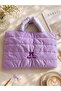 Happy Vibes Quilted Laptop Bag - 2