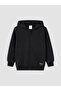 Two Mt Shop Quality Black 3 Thread Flat Standard & Regular Boys' Zipper Sweatshirt