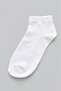 Men's White Bamboo Booties Socks