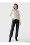 Two Mt Shop Quality Lcw Modest Ecru Knitwear Plain Women's Cardigan - 2