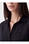 Lcw Everyday Black Embroidered Women's Shirt - 3