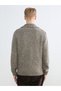 Southblue Brown Standard Fit Wool Blend Men's Knitwear Cardigan - 4
