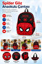 Spiderman Spider Eye Luxury Kindergarten Backpack 33X26X16 cm Children's Preschool Bag Model - 2