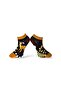 Single Unisex Deer Patterned Brown Ballerina Socks - 2